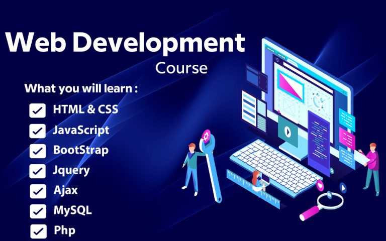 Complete web development course