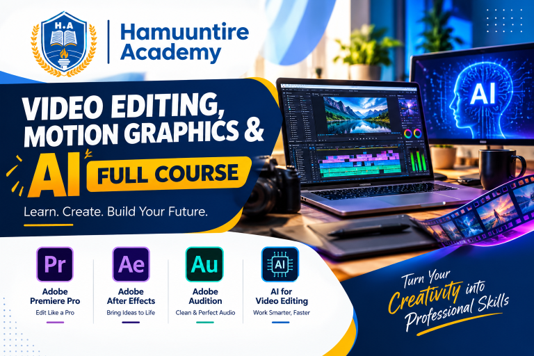Video Editing, Motion Graphic & AI Content Creation